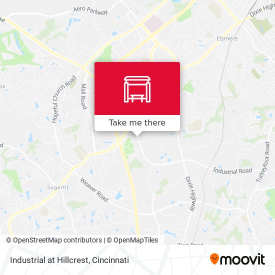 Industrial at Hillcrest map