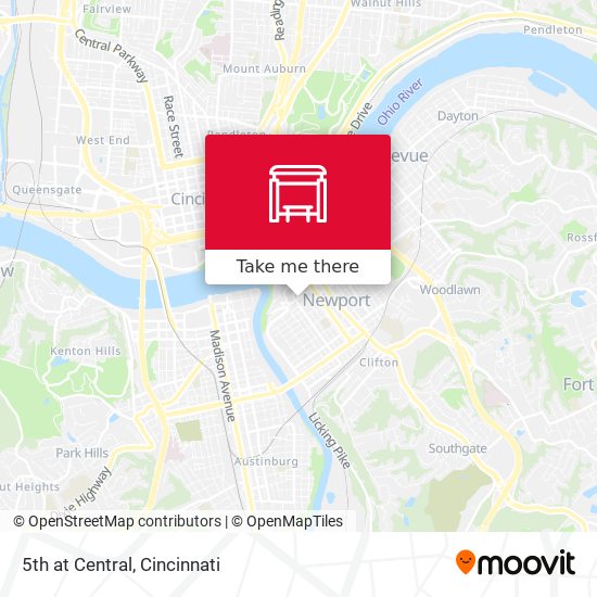 Mapa de 5th at Central