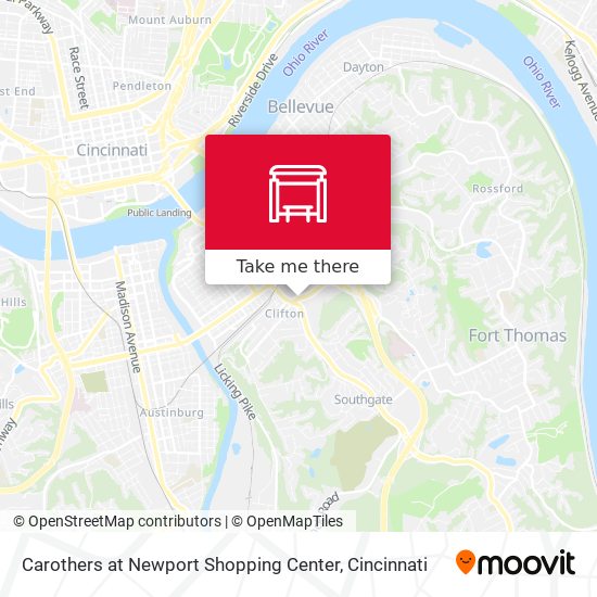 Mapa de Carothers at Newport Shopping Center