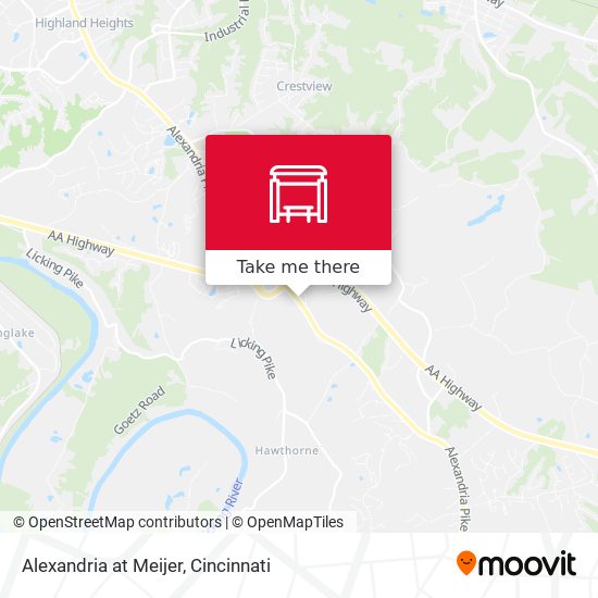 Alexandria at Meijer map