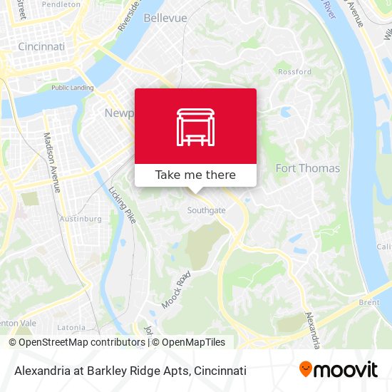 Alexandria at Barkley Ridge Apts map