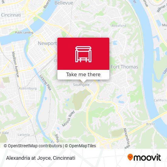 Mapa de Alexandria at Joyce