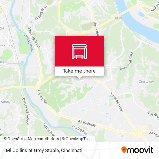 Ml Collins at Grey Stable map