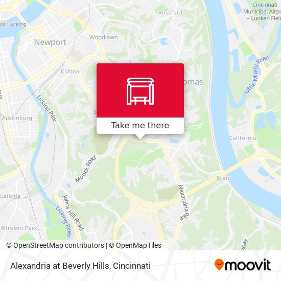 Mapa de Alexandria at Beverly Hills