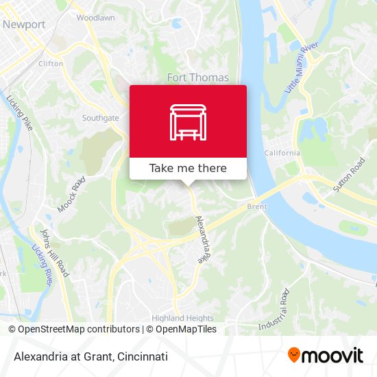 Alexandria at Grant map