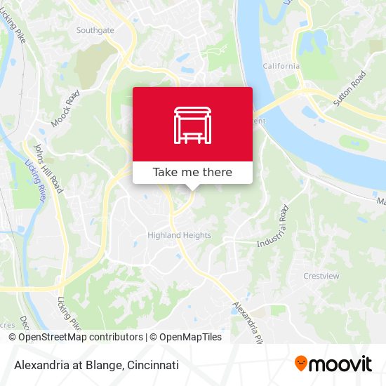 Alexandria at Blange map