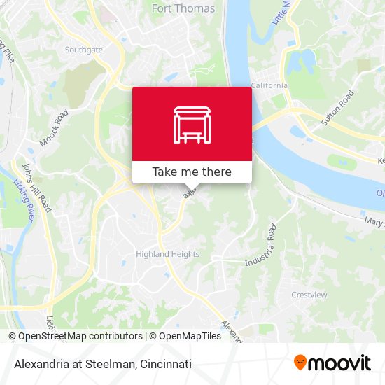 Alexandria at Steelman map