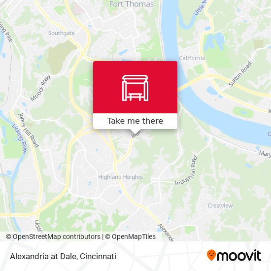 Alexandria at Dale map