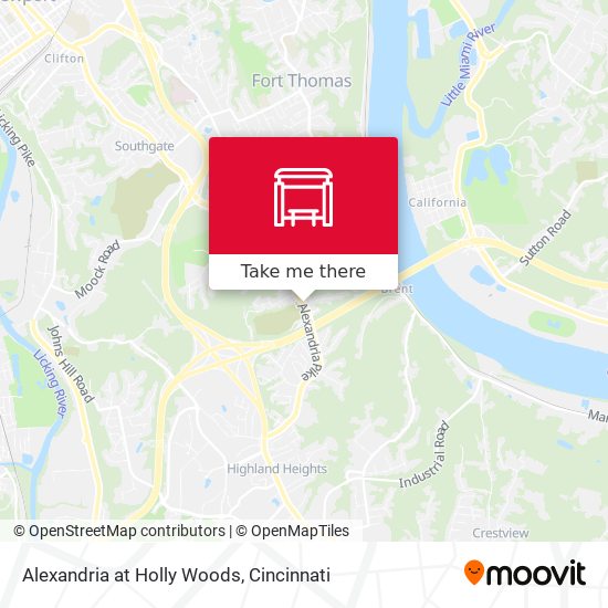 Alexandria at Holly Woods map