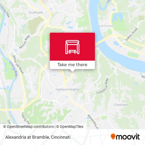 Alexandria at Bramble map