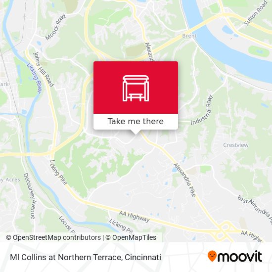 Mapa de Ml Collins at Northern Terrace