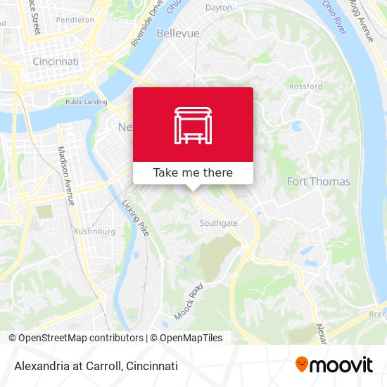 Alexandria at Carroll map