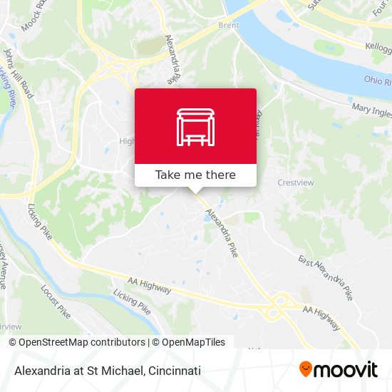 Alexandria at St Michael map