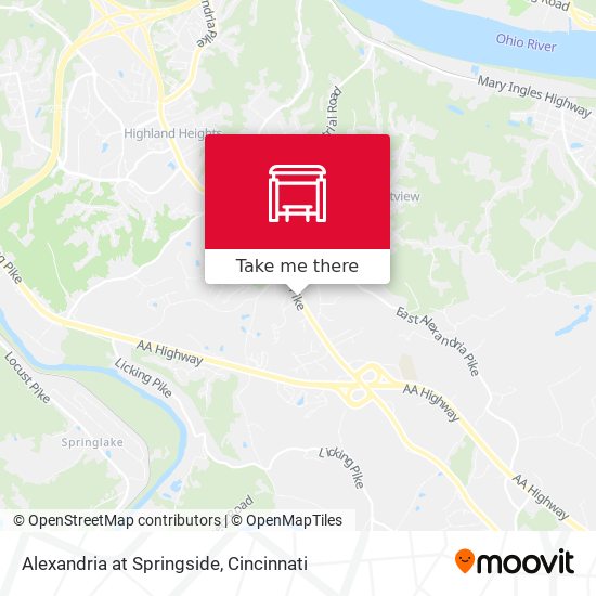 Alexandria at Springside map