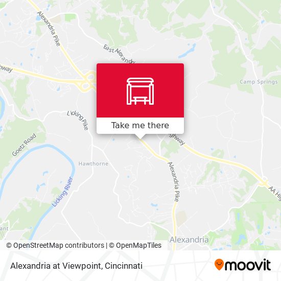 Alexandria at Viewpoint map