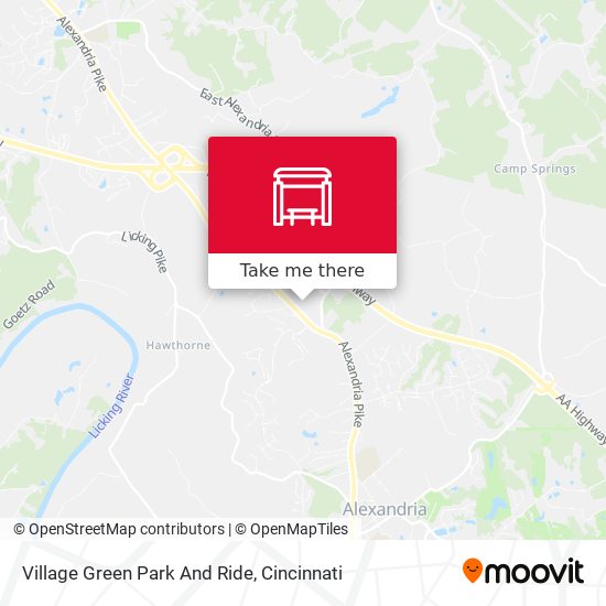 Village Green Park And Ride map
