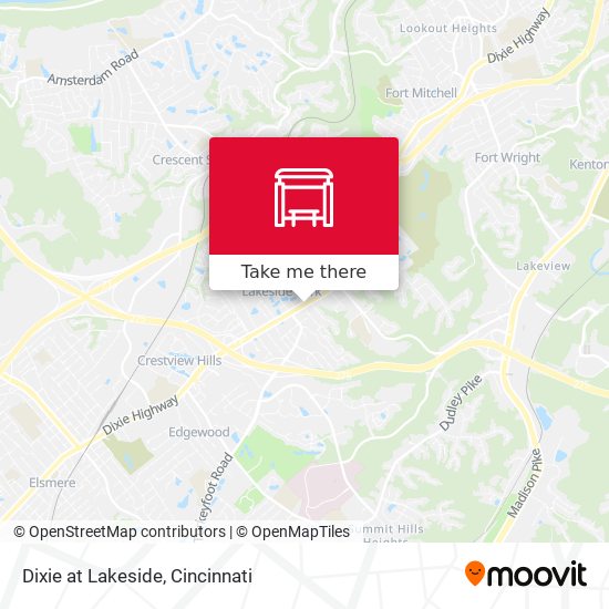 Dixie at Lakeside map