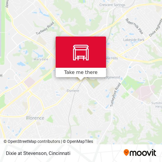 Dixie at Stevenson map