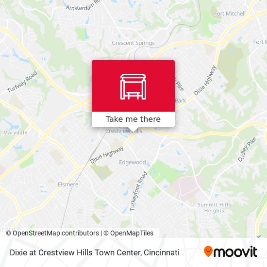 Mapa de Dixie at Crestview Hills Town Center