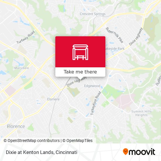 Dixie at Kenton Lands map