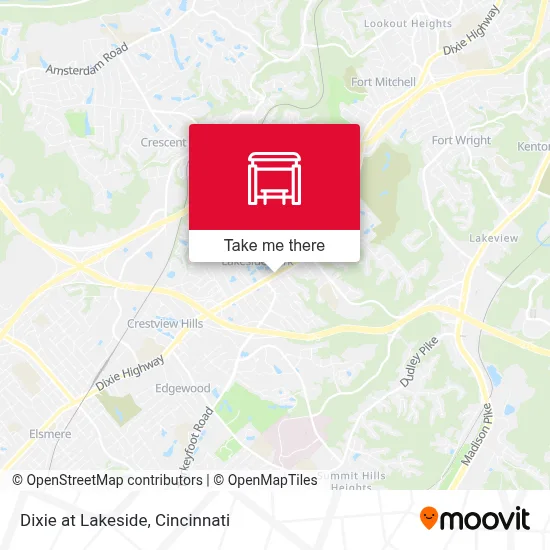 Dixie at Lakeside map