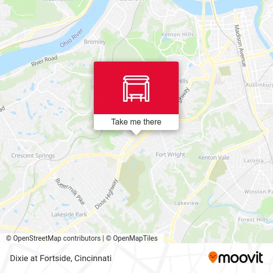 Dixie at Fortside map