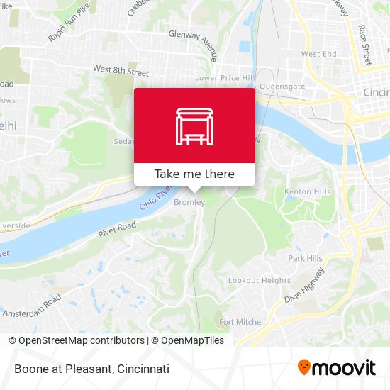 Boone at Pleasant map