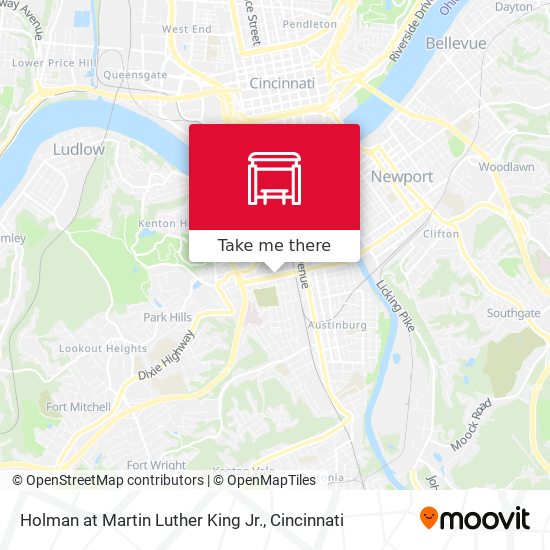 Mapa de Holman at Martin Luther King Jr.