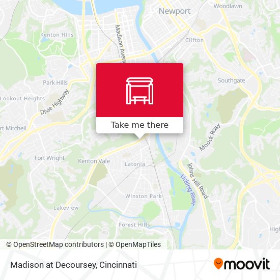 Madison at Decoursey map