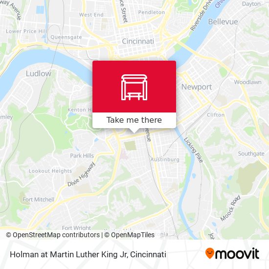 Mapa de Holman at Martin Luther King Jr