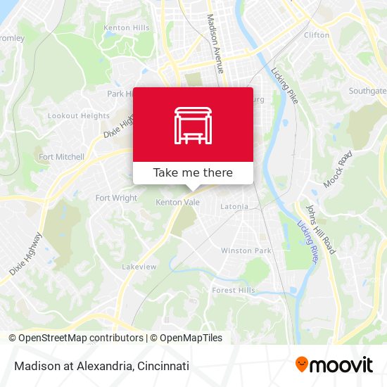 Madison at Alexandria map