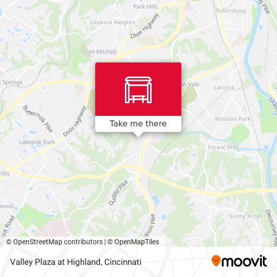 Valley Plaza at Highland map