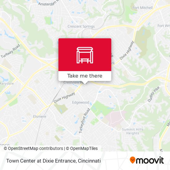 Mapa de Town Center at Dixie Entrance