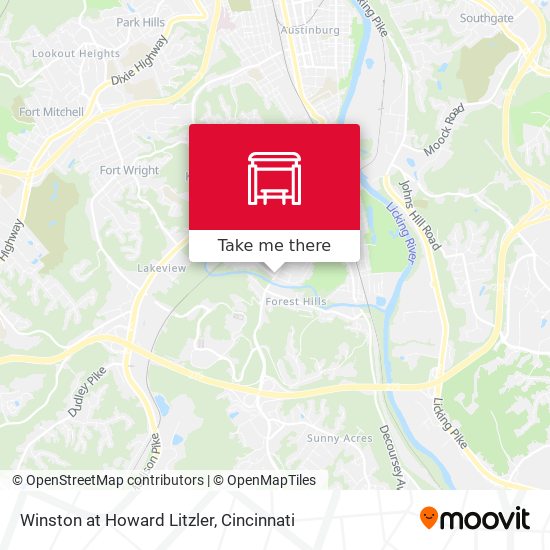 Winston at Howard Litzler map