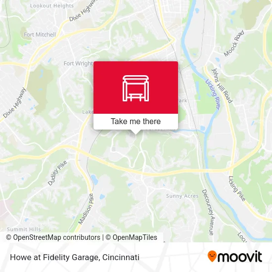 Mapa de Howe at Fidelity Garage
