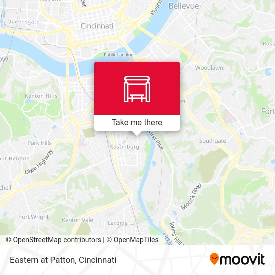 Eastern at Patton map