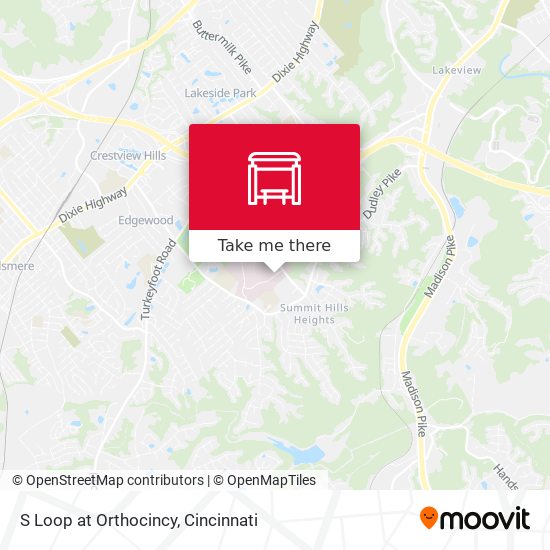 Mapa de S Loop at Orthocincy