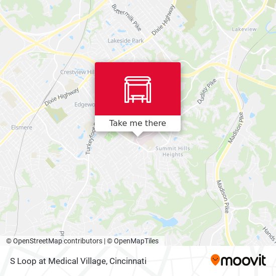 S Loop at Medical Village map