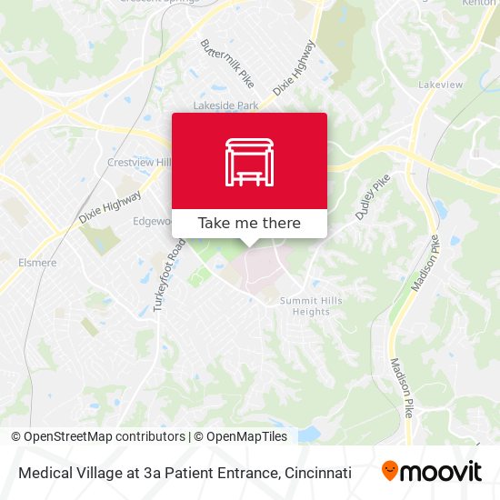 Mapa de Medical Village at 3a Patient Entrance