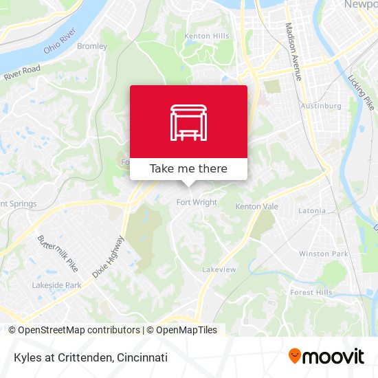 Kyles at Crittenden map
