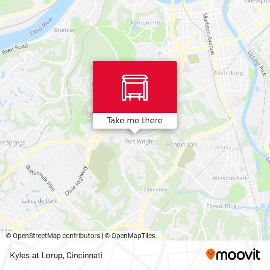 Mapa de Kyles at Lorup