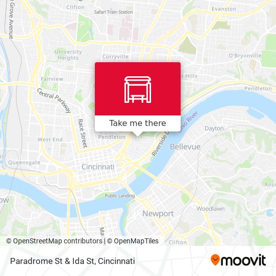 Paradrome St & Ida St map