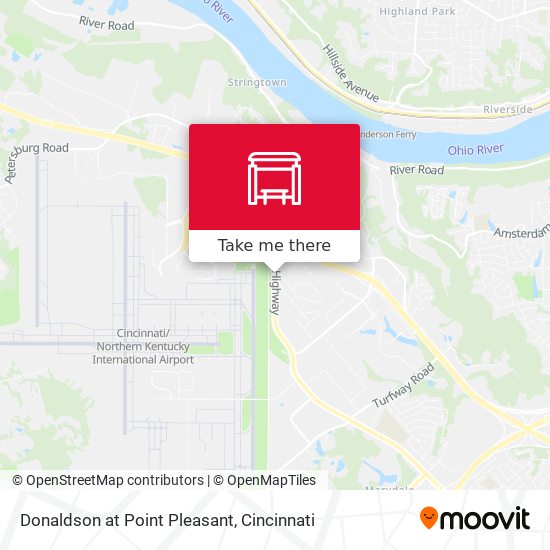 Donaldson at Point Pleasant map