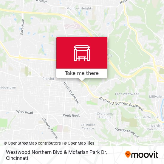 Westwood Northern Blvd & Mcfarlan Park Dr map