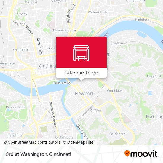 3rd at Washington map