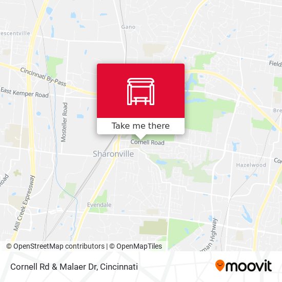 Cornell Rd & Malaer Dr map