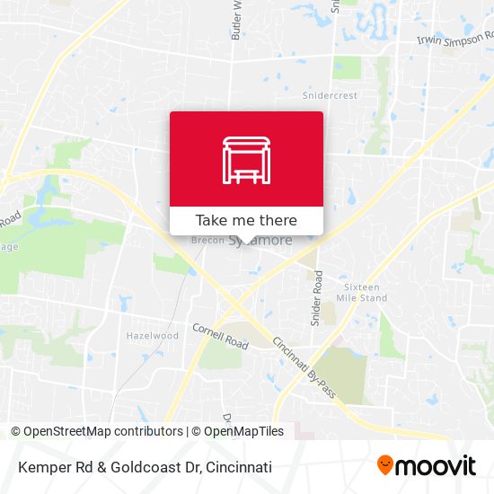 Mapa de Kemper Rd & Goldcoast Dr