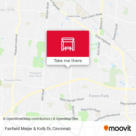 Mapa de Fairfield Meijer & Kolb Dr