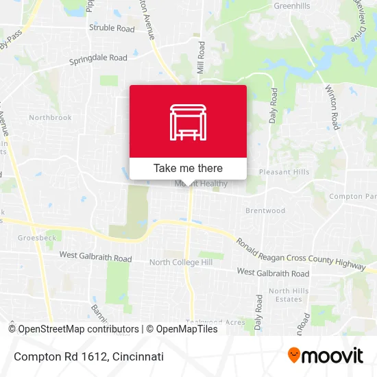 Compton Rd 1612 map