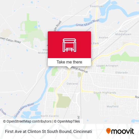 Mapa de First Ave at Clinton St South Bound